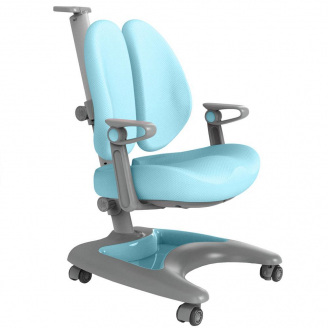 Ортопедичне крісло для хлопчика з підлокітниками FunDesk Premio Blue