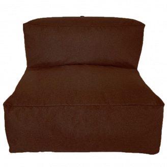 Бескаркасный модульный диван Блэк Прямой Tia-Sport (sm-0945-6) коричневый