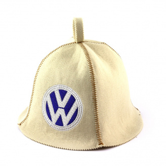 Банная шапка Luxyart Volkswagen Белый (LA-309)
