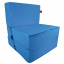 Бескаркасное кресло раскладушка Tia-Sport Поролон 180х70 см (sm-0920-7) голубой Дзензелевка