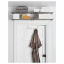 Дверная вешалка для вещей одежды полотенец IKEA ENUDDEN 35х13 см Белый (602.516.65) Киев
