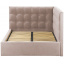 Ліжко Richman Chester з боковою спинкою Comfort 120 x 200 см Rosto 13 Мокко Чернівці