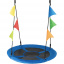 Садова гойдалка - гніздо Outtec XXL з прапорцями синій Нікополь