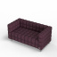 Двухместный диван KULIK SYSTEM NEXUS Ткань 2 Фиолетовый (hub_dKFE70864) Запорожье