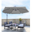 Садовый зонт GardenLine Grey 3,5 м + Чехол Херсон