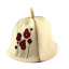 Банна шапка Luxyart Маки Білий (LA-327) Чернігів