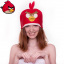 Банная шапка Luxyart Птичка Красный (LA-480) Хмельницкий
