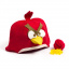 Банная шапка Luxyart Птичка Красный (LA-480) Кропивницкий