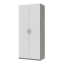 Распашной шкаф для одежды Кен Doros цвет Бетон / Белый 2 двери ДСП 90х52х210 (80737020) Нововолынск