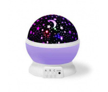 Нічник куля проектор обертається зоряне небо дитячий Star Master Dream QDP01 куля Purple (gr006653)