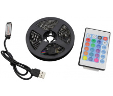 Світлодіодна USB, Bluetooth стрічка RGB 5050 D7572 для фонового підсвічування HMD 5 метрів 136-13127960