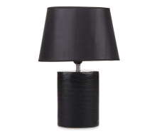 Настольная лампа в современном стиле с абажуром Brille 40W TL-42 Черный