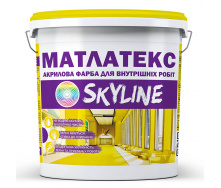 Краска для интерьера акриловая водно-дисперсионная Матлатекс SkyLine 14 кг Белый