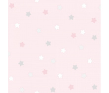 Паперові дитячі шпалери ICH Dandino Lullaby 225-2 0.53 х 10.05 м Рожевий
