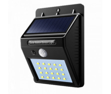 Вуличний світильник настінний на сонячній батареї з датчиком руху 100 діодів LED