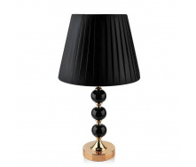 Лампа керамическая настольная Flora Chantal 49,5 см 60 Вт Черный (SK000324)