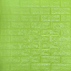 Самоклеюча панель 3D Sticker Wall SW-00001331 Флуоресцентний зелений 700х770х5мм Чернігів