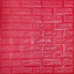 Самоклеящаяся 3D панель Sticker Wall SW-00001364 Красная 700х770х3мм Конотоп