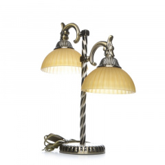 Настольная лампа барокко декоративная Brille BKL-452 Бронзовый Житомир