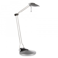 Настольная лампа в современном стиле офисная Brille 20W SL-10 Серебристый Виноградів