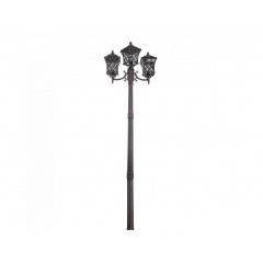 Уличный фонарь в классическом стиле Brille 60W GL-73 Коричневый Николаев