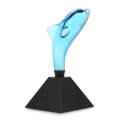 Настольная лампа в современном стиле детская "Дельфин" Brille 40W TL-165 Черный Полтава