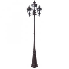 Вуличний ліхтар у класичному стилі Brille GL-79 Коричневий Миколаїв