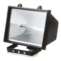 Прожектор галогенный Brille IP54 1000W HL-03 Черный 152009 Цумань