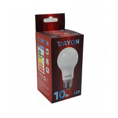 Светодиодная лампа DAYON A60 10W 6400K E27 (EMT-1752) Харків