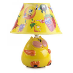 Настольная лампа для детской "Кот" Brille 40W TP-018 Желтый Полтава