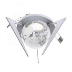 Декоративный точечный светильник Brille 20W HDL-GL Бесцветный 164014 Самбір