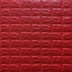 Декоративная 3D панель самоклейка под кирпич Красный Sticker Wall 700x770x7мм (008-7) Володарськ-Волинський