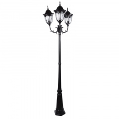 Уличный фонарь Brille 60W GL-03 Черный в классическом стиле Запорожье