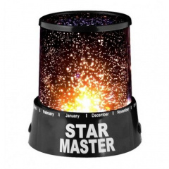 Світильник-проектор UFT Star Master Зіркове небо Чорний Вишневе