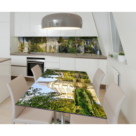 Наклейка 3Д вінілова на стіл Zatarga «Чарівна розкіш» 650х1200 мм для будинків, квартир, столів, кав'ярень,