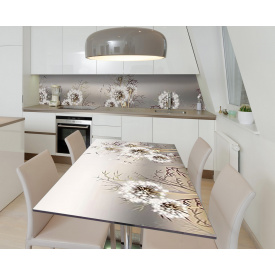 Наклейка 3Д виниловая на стол Zatarga «Вольный одуванчик» 600х1200 мм для домов, квартир, столов, кофейн, кафе