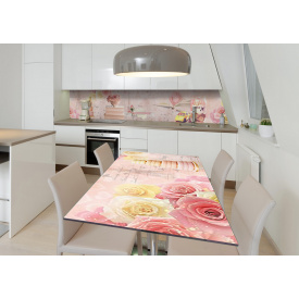 Наклейка 3Д виниловая на стол Zatarga «Путешествие мечты» 600х1200 мм для домов, квартир, столов, кофейн, кафе