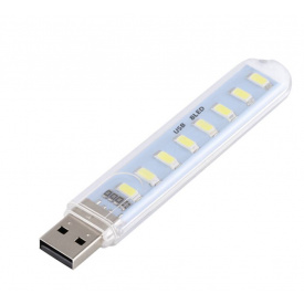 Світлодіодна лампа для читання MD на 8 світлодіодів USB LED 8SMD 1-4 Вт