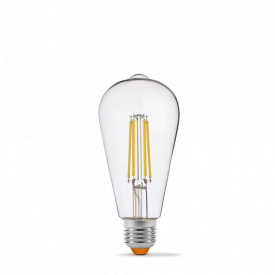 Лампа дімерна Filament Videx VL-ST64FD-06274 6 Вт E27 4100 K Прозора (24312)