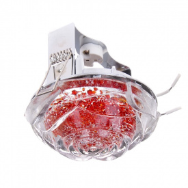 Декоративный точечный светильник Brille 20W HDL-G14 Розовый 163340