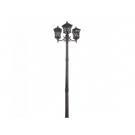 Вуличний ліхтар у класичному стилі Brille 60W GL-73 Коричневий