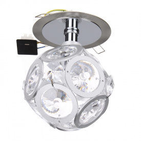 Декоративный точечный светильник Brille 20W HDL-G130 Хром 162295