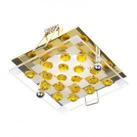 Декоративный точечный светильник Brille HDL-G120 Латунь 162231