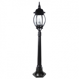 Вуличний ліхтар Brille GL-02 Чорний у класичному стилі