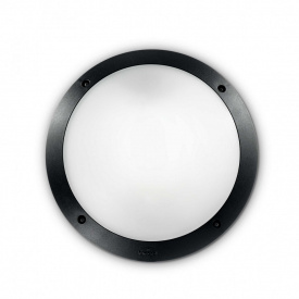 Настенный светильник для улицы LUCIA-1 AP1 NERO Ideal Lux 096674