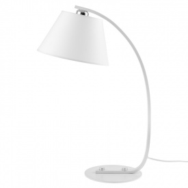 Настольная лампа в современном стиле Brille 60W BL-475 Белый