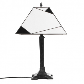 Настольная лампа Тиффани Brille 60W BL-605 Черный