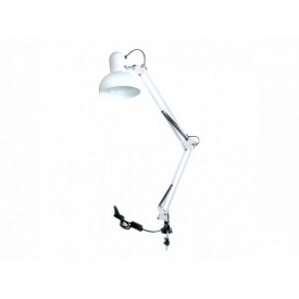 Настольная лампа в современном стиле на струбцине Brille 40W MTL-07 Черный