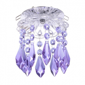 Декоративный точечный светильник Brille 20W HDL-G124 Фиолетовый 162277