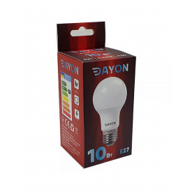 Светодиодная лампа DAYON A60 10W 6400K E27 (EMT-1752)